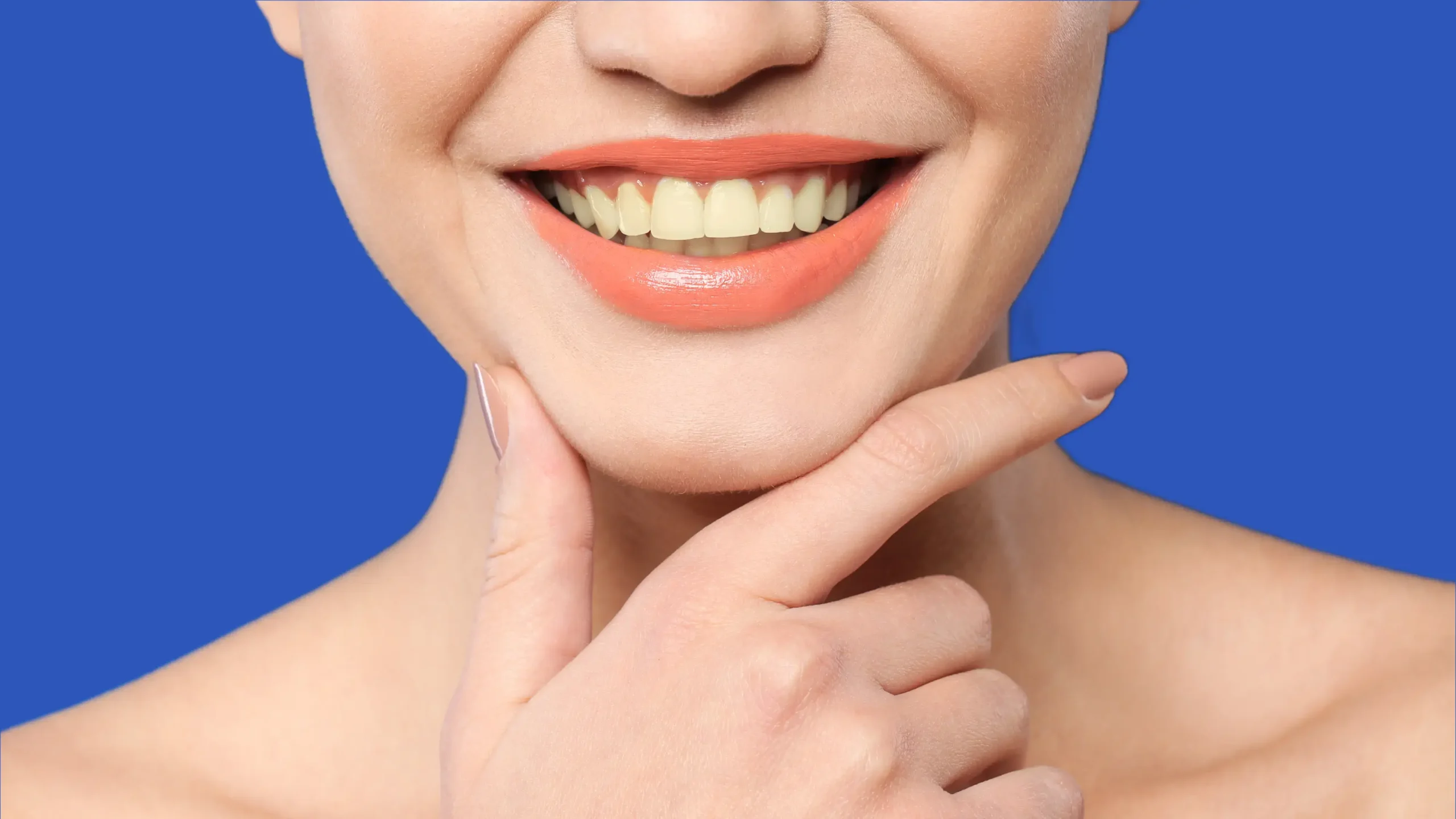Sorriso prima del trattamento